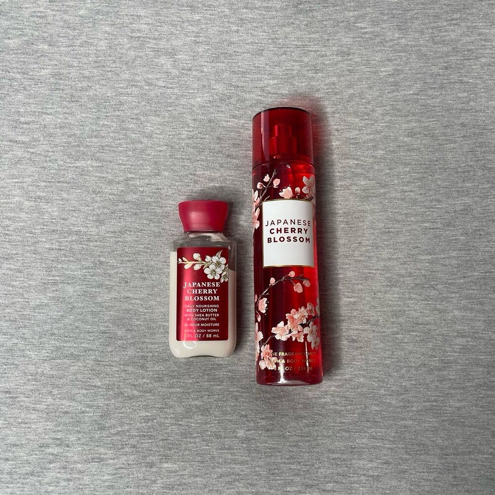 Bath & Body Works Japanese Cherry Blossom 2 PCS. Set